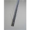 Eurodif Spilli Dissuasore Piccioni Inox 80 Punte 1 Metro - Aghi Acciaio Inox AISI 304 Alta Densità - Anti Piccioni Balconi Cornicioni 8-10 cm