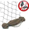 Eurodif Rete Antivolatili Polietilene HDPE Pietra 50 mm 15x15 m (225 m²) / Rete Anti Intrusione Uccelli per Cortili, Finestre e Facciate