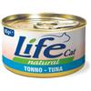 LIFE PET Life Cat Natural Tonno 100% Naturale per Gatti 85g - Cibo Umido Premium Ricco di Proteine e Omega 3 - Senza Conservanti né Additivi