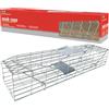 Pil Sistem Trappola a Gabbia per Animali Mink Cage 762 x 152 x 140 mm - Gabbia Cattura Animali in Acciaio Inossidabile - Trappola a Scatto con Maniglia di Sicurezza - Gabbia Cattura Animali Selvatici e Nocivi