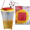 COPYR RED TOP Trappola per Mosche Esterna / Trappola Biologica Riutilizzabile / Raggio d'Azione 1000 mq / Sistema di Cattura Ecologico per Giardino e Stalle / Protezione Animali e Casa