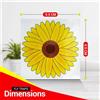 Pil Sistem WINDOW FLY STICKERS Adesivi Anti Mosche per Finestre - Trappola Adesiva Decorativa Senza Insetticida - Sticker Floreali Cattura Mosche per Vetri - Confezione 4 Pezzi