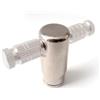 EURO COOLING Portaugello Doppio 180° Fine Linea 1/4 x 10/24 - Supporto Ugelli per Impianto di Nebulizzazione - Raccordo Antizanzare