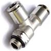 EURO COOLING Raccordo a T Inizio Linea 1/4 Tubo x 1/4 Femmina BSP - Connettore per Impianto di Nebulizzazione Antizanzare