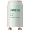 BLUE LINE Starter Philips S2 4-22W - Accenditore per Lampade Fluorescenti 110-130V Single e 220-240V Series - Ricambio per Neon e Lampade UV
