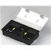 BLUE LINE Trappola Multicattura Topi e Insetti IRT con Chiave - Box Monitoraggio Roditori Professionale con Coperchio Trasparente