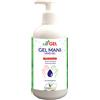 UNION BIO UB GEL Igienizzante Mani 500 ml con Dispenser 70% Alcol con Olio Essenziale di Lemongrass e Glicerolo Vegetale - Gel Antibatterico Mani Idratante Uso Quotidiano Scuola Ufficio Ospedale