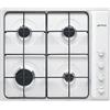 SMEG RICONDIZIONATO - GRADO B - 24 MESI DI GARANZIA - SMEG Piano Cottura S64SB a Gas 4 Fuochi Gas Colore Bianco