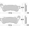 SBS HONDA FES S WING 125 PASTIGLIE FRENO SBS 192 HF 2007 2012