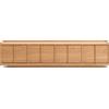 La Forma Mobile TV Onix in impiallacciatura di rovere con finitura tono naturale 200 x 45 cm FSC Mix Credit