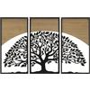 Mauro Ferretti PANNELLO DA MURO ARC FERRO E WOOD SET 3PZ