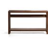 La Forma Consolle Norani in legno massiccio e impiallacciatura di acacia 140 x 80 cm