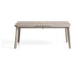 La Forma Tavolo allungabile da esterno Izola in alluminio con finitura taupe 185 (235) x 100 cm