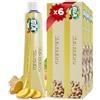 GIA Pasta di Zenzero, 6 Tubetti da 80g - Ideale per Insaporire Antipasti, Dolci, Tisane e tante Ricette, Senza Glutine, Confezione Riciclabile e Anti-Spreco