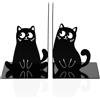 Versa Fermalibro doppio gatto nero metallo cod.21700354