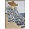 Henriette Quadro stampa su tela 73x103 (70x100) shilhouette donna D19022