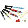 Excelsa Set 6 coltelli acciaio inox bistecca colorati COD.38196