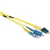 ACT 40 metri di cavo in fibra monomodale 9/125 OS2 duplex rinforzato con connettori LC e SC