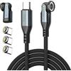4smarts USB-C 540° set di cavi magnetici GravityCord 240W 1,8m (541237)