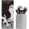 Maiko Set 9 Brochas Maiko Luxury Grey