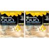 Garnier Olia Tinta Capelli, Senza Ammoniaca, Copre il 100% dei Capelli Bianchi, Formula Formula Vegana, Biondo Chiarissimo Naturale Intenso (Confezione da 2)