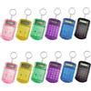 NASSMOSSE Mini calcolatrice portatile compatta da 12 colori a 6 colori con coperchio per bambini
