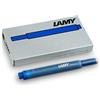 Lamy T10 - Penna stilografica a cartucce d'inchiostro 2er Pack T10 Großraum Blau