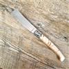 lametta COLTELLO ARTIGIANALE 22 CM LAMETTA MANICO in CORNO DI Montone grezzo