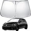 GFWGTS - Parasole per parabrezza per VW Golf 7 7.5 / Seat Leon MK3 5F FR Cupra, parasole per parabrezza anteriore con protezione UV, protezione dal calore, pieghevole, accessori per ombrellone auto