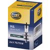HELLA 8GJ 002 525-281 Lampadina, H4, 24V, 75/70W, Tipo zoccolo P43t-38
