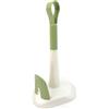 Ecoplast | Portarotolo da Cucina in Plastica, Porta Scottex Carta Cucina, Colore Bianco Perla & Verde, Made in Italy