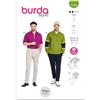 burdastyle Burda Style Sewing Pattern B5744 - Cartamodello per felpa e maglietta da uomo