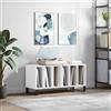 Generico Mobile Porta Dischi Bianco 100x38x48 cm in Legno Multistrato,Mobili,Armadietti e portaoggetti,Scaffali e armadietti per Supporti multimediali-831756