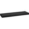 5 five simply smart 5five - Mensola a muro Fixy nera - 60 x 23,5 cm, fissaggi invisibili, supporta 10 kg - Per soggiorno, camera da letto, ufficio