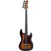 EKO GUITARS - Basso Elettrico PJ-300, 4 Corde, Corpo in Pioppo, Manico in Acero, Tastiera Laurel, Pickup PJ JB, Ponte Vintage, Design Precision Versatile, Colore Sunburst