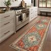 Lahome Tappeto runner bohémien tribale, 60 cm x 25 m, lungo, orientale, corridoio, cucina, morbido, antiscivolo, lavabile in lavatrice, per corridoio, soggiorno, camera da letto, prendisole, pavimenti