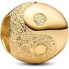 PANDORA Moments 764045C00 - Mini charm in argento sterling con lega di metallo placcato oro 14 carati, compatibile con Moments