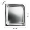 Teglia Acciaio Inox 18/10 GN 2/3 - Teglia Inox Gn 2/3 Altezza 20 mm
