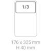 Bacinella Inox GN 1/3 H 40 mm