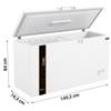 Frigo/Congelatore a Pozzetto Professionale 500, -24°C/+6°C, Porta Cieca e Controllore Meccanico, Larghezza 149,2 cm