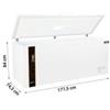 Frigo/Congelatore a Pozzetto Professionale 600, -24°C/+6°C, Porta Cieca e Controllore Meccanico, Larghezza 177,5 cm