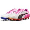 PUMA Scarpe da calcio KING 20 ULTIMATE FG/AG unisex, Scarpe, Bianco, 46