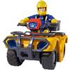Simba Smoby S.A. - 109257657002, Sam Il Pompiere, Veicolo bambino, Quad Mercury, + 8 Accessori, + 1 Figurina inclusa