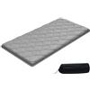 VEVOR Materasso Futon Giapponese da 2032 x 991 x 89 mm, Tatami Pieghevole Misura Letto Singolo, con Borsa Portaoggetti e Accessori di Montaggio, Materassino a 9 Strati per Meditazione Yoga, Grigio