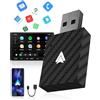 WityEye Adattatore Android Auto Wireless, AA Wireless per Android 11+, Bluetooth V5.3, Dual Core a WLAN 5.8GHz, Veloce e Stabile