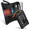 CELLONIC 1x Batteria per Navigatore GPS TomTom Go 6250, Go 6200, Go 6100, Go 6000, Go 5000 - (1100mAh, 3.7V) + Set di strumenti 23pz
