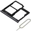 MMOBIEL Doppio Vassoio Carta SIM Compatibile con Samsung Galaxy A40 2019 - Porta Scheda SIM Incl il pin della SIM - Nero