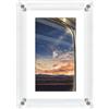 Generic Cornice portafoto digitale in acrilico con schermo da 5 pollici, memoria da 4 GB, batteria da 1200 mAh, perfetta decorazione per la casa e regalo, cornice video per ricordi più sentiti