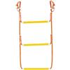 FytStycale Scaletta di Corda Portatile E Stabile per Barche, Gradini Antiscivolo, Scaletta da Bagno per, Motoscafi, Barche da Pesca, Kayak E Yacht, 3 Gradini 85x35cm