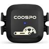 COOSPO Sensore di cadenza e velocità, sensore di cadenza wireless per bici computer/Rouvy/Peloton/Wahoo